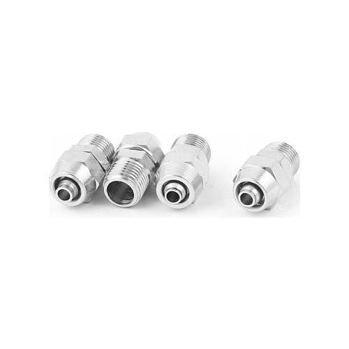 Air Compressor Hose Quick Connect Male Coupler Socket Connector 4pcs