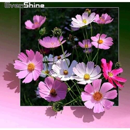 Evershine 5D Diamond Painting Full Drill Flowers Diamond Embroidery Floral Sale Diamond Mosaic Cross Stitch Kit Beads Embroidery