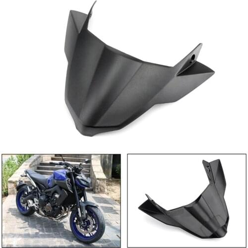 Areyourshop Motorcycle Front Fender Beak Extension For Yamaha FZ09 MT-09 Models 2017-2018 Motor Accessories Parts