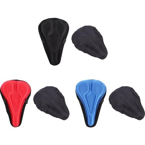 Mountain Bike Saddle Cover Thicken Breathable Soft Bicycle Saddle Case Bike Seat Cushion Cover Bicycle Accessorieries