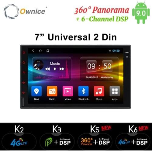 DSP 4G LTE module Android 10.0 4G RAM 64GB ROM Support 4G LTE SIM Network Car GPS 2 din Universal car Radio dvd player
