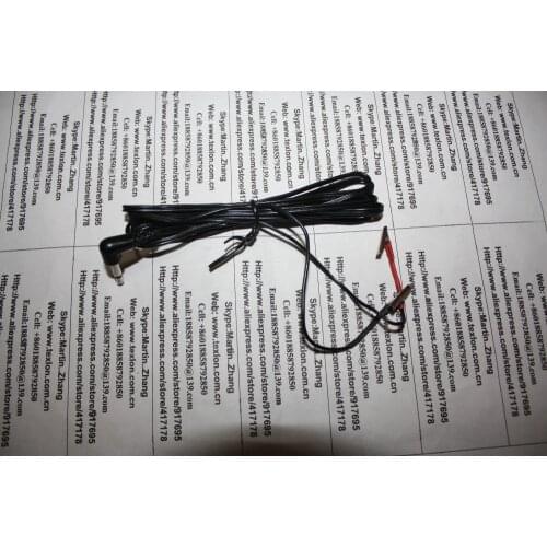 Physiotherapy Electrode Cable for Headset Plug With Alligator Clip