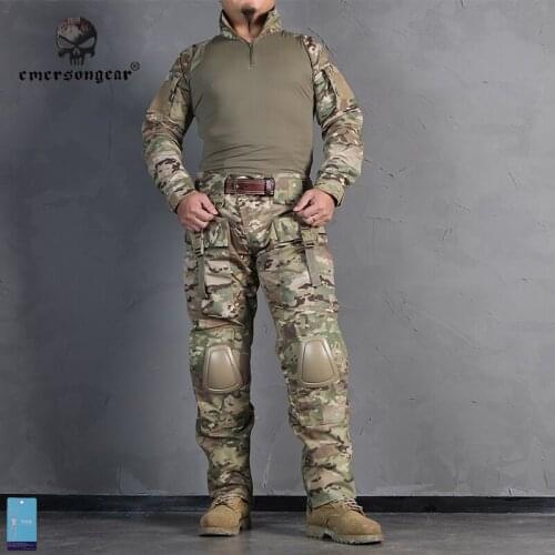 EMERSON CP Tactical Shirt Pants Combat Military bdu Uniform EM2711 Multicam