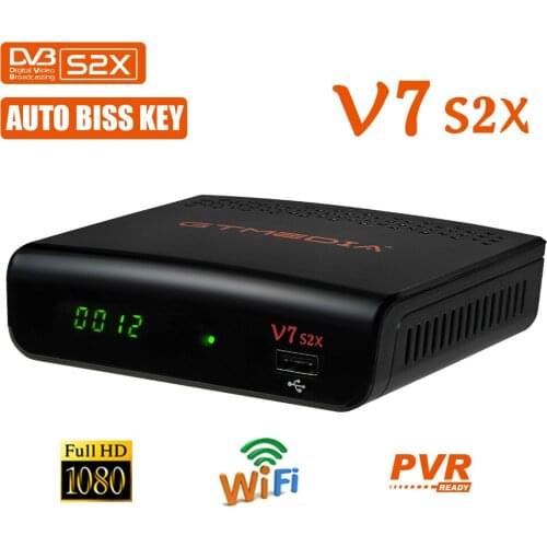 Hot Sale Full HD GTMedia V7 S2X Satellite Receiver DVB-S2 Decoder Upgrade by gtmedia V7S HD gtmedia v7s2x Receptor no APP