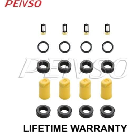 Fuel Injector Service Repair Kit Orings Filters Pintle Caps For Suzuki 1992-1998