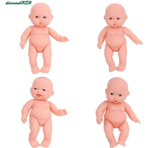 Baby Simulation Doll Newborn Boy Girl Emulated Dolls Expression Children Gift Soft Baby Toy Birthday Gift Random