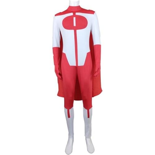 Invincible Omni-Man Cosplay Costume Jumpsuit Cloak Halloween Outfits