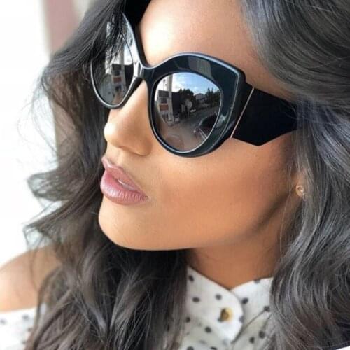 New 2018 Classy Designer Cat Eye Sunglasses For Women Stylish Vintage Fashion Cateye Glasses Oculos de Sol UV400