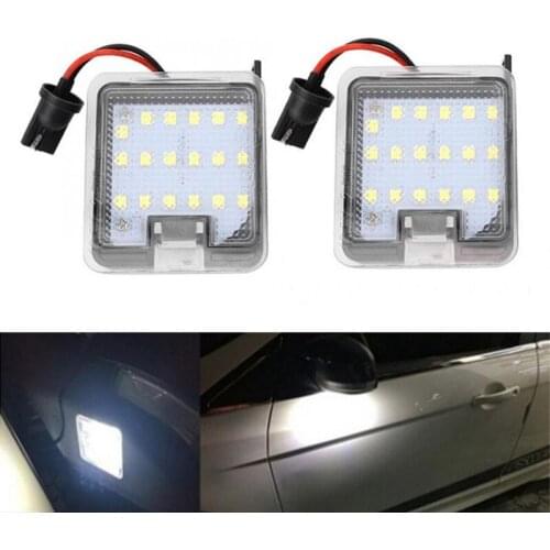 A Pair Of LED Rear View Mirror Lamp, Floor Lamp, Welcome Lamp And Square Lamp