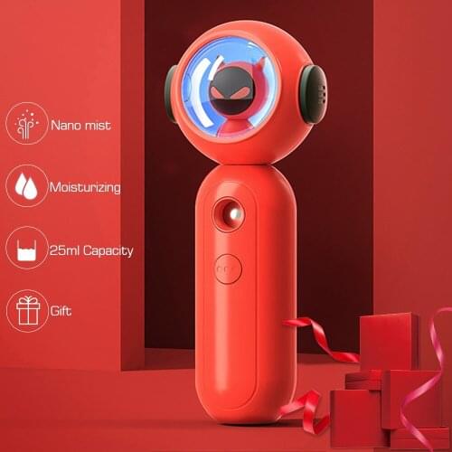 Nano Mist Facial Steamer USB Rechargeable Nebulizer Moisturizing Skin Care Humidifier Face Sprayer Gift