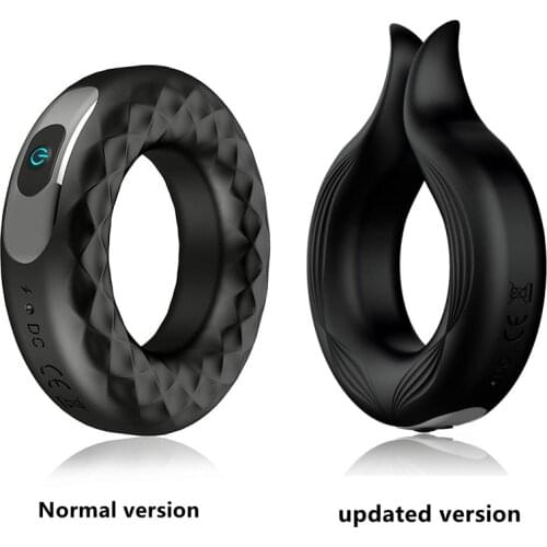 Super version rechargeable ring lock thin ring rechargeable silicone vibration lock thin ring male delay masturbation device
