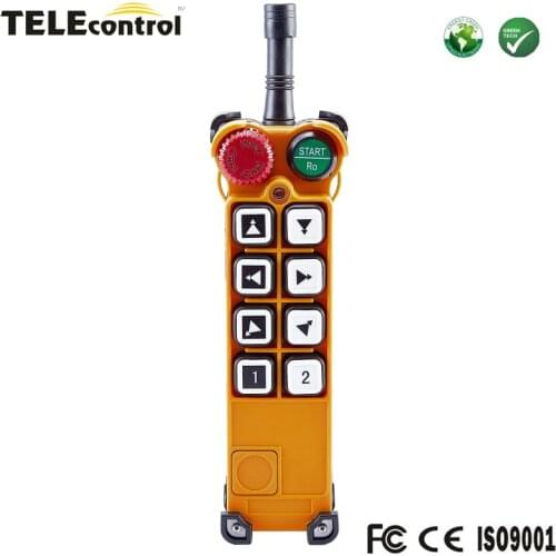 Telecontrol F26-A3 wireless industrial overhead crane radio remote control system 8 dual speed push buttons transmitters