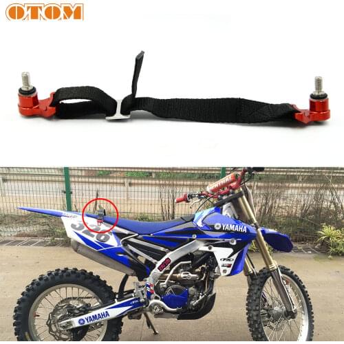 OTOM Motorcycle Universal Rescue Strap Pull Sling Dirt Bike Motocross Seat Front Rear Rescue Pull Belt For HONDA KAWASAKI SUZUKI