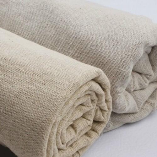 50cmx155cm Vintage Hemp Solid Color Linen Fabric For Sewing Curtain Textile Quilting Tilda DIY Organic Fabric Per Meter