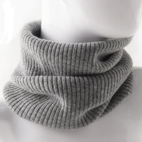 Collars for men and women winter all-match warmth and cold protection neck hood Korean cashmere knitted Wool Inifinity scarf
