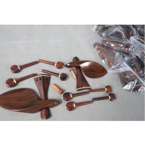 High quality 1 sets rosewood violin fittings 4/4 ,Musical instrument part