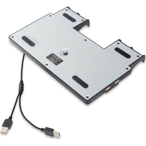 R58A Dock Cradle Charging Station for PS5 Wireless Controller Compatible with Dual PS5 Controllers with LED Indicator, Black