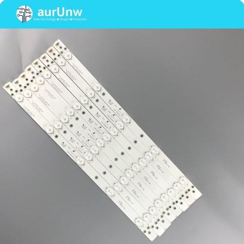 1set =8pieces 40cm LED Backlight strip 5 Lamp 4C-LB390T-YHB 4C-LB39T0-YHB TCL_39L2306C_3030C_8X5 For To shiba 39L2309C 39L2306C