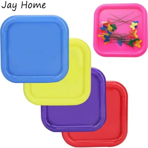 1Pc Magnetic Pin Cushion Quilting Pins Storage Case Multifunction Pin Insert Box DIY Suction Sewing Needles Pincushion Holder