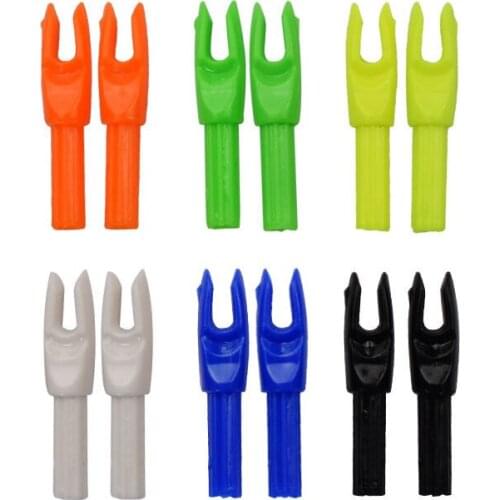 50Pcs Archery Arrow Nocks for ID4.2mm Carbon Arrow Shaft Recurve Bow Crossbow Hunting Arrow DIY Accessories