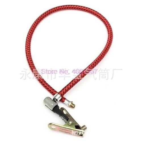 By DHL 200PCS Bike Car Tyre Mini Hand Air Pump Inflator Replacement Hose Tube For Schrader Valve Tire Bicycle Accessories