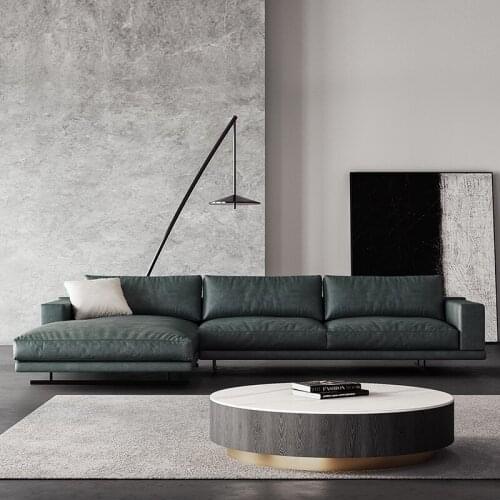Nanotechnology fabric sofa modern simple light luxury living room integrated wash free Nordic technology fabric sofa combination