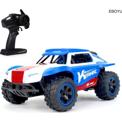 EBOYU 1818A RC Car 2.4GHz 1/18 2WD Big Wheel Off-Road Remote Control Truck King RTR for Kids Beginners