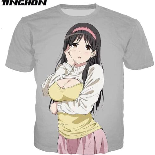 XS-7XL Anime Azur Lane t shirt men/women 3D printed t-shirts casual Harajuku style tshirt streetwear summer tops 04