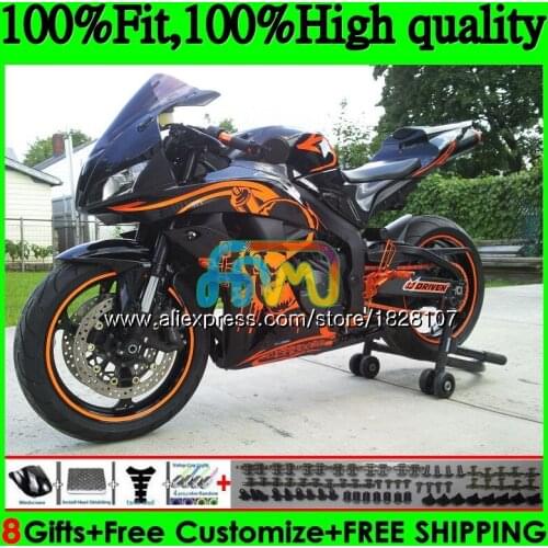 Injection For HONDA CBR600RR CBR600 RR F5 09 10 11 12 105BS.0 CBR 600 RR 600RR 600CC 2009 2010 2011 2012 Fairings Matte orange