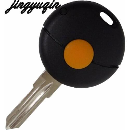 Jingyuqin 10pcs/lot Remote Car Key Shell For Mercedes For Benz Smart Fortwo 1998-2012 US Replacement Car Key Case Cover