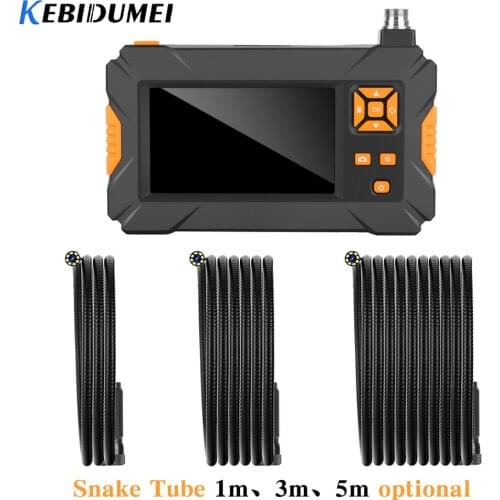 P30 HD 1080P 8MM Industrial Endoscope Camera For Car 4.3inch HD LCD Digital Borescope Video Waterproof Inspection Auto Repair