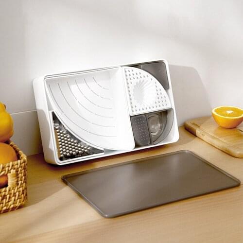 Creative fruit juicer, egg separator, vegetable cutter, fresh-keeping box, integrated multifunctional kitchen tool kitchen