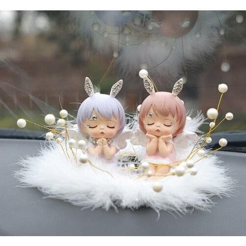 Creative Couple Decoration Car Air Outlet Perfume Clip Aromatherapy Air Conditioning Decoration Car Accessories Cute Decoration