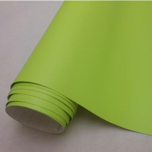 Matte Lime Green Vinyl Film Wrapping Foil Sticker Vehicle Wraps Console Computer Phone Cover Skin