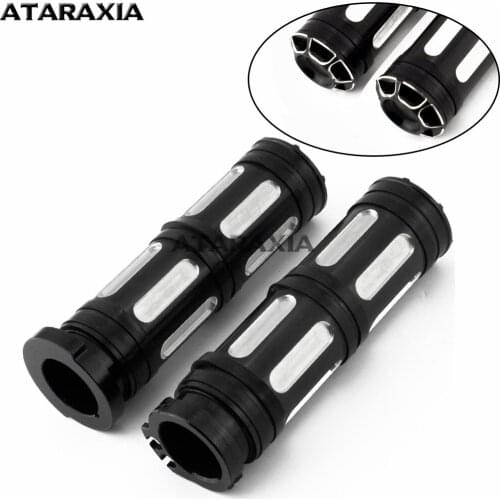 Motorcycle 1" CNC Handle Bar Grip Hand Grips For Harley Sportster Iron XL883 XL1200 x48 Softail Fat Boy DYNA FLD Touring Custom