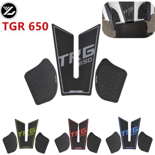 Motorcycle 3D Emblem Fuel Tank Traction Side Pad Knee Grip Decal Protective Stickers For CFMOTO TRG650