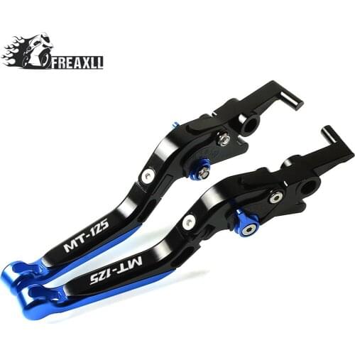 Motorcycle Motorbike Accessories Handlebar Grips Adjustable Folding Brake Clutch Levers For YAMAHA MT-125 MT 125 2015 2016 2017