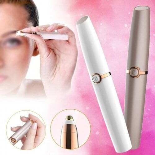 New Electric Eyebrow Trimmer Makeup Painless Eye Brow Epilator For Women Mini Shaver Razors Portable Facial Hair Remover Female