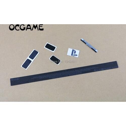 OCGAME 5sets/lot High quality Black Housing Shell Sticker Lable Seals for ps4 housing case CUH-1001A
