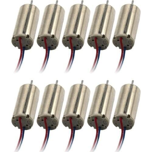 10PCS DIY 714 Micro Motor DC High Speed Motor Production for Airplane Model Toy Propeller Motor
