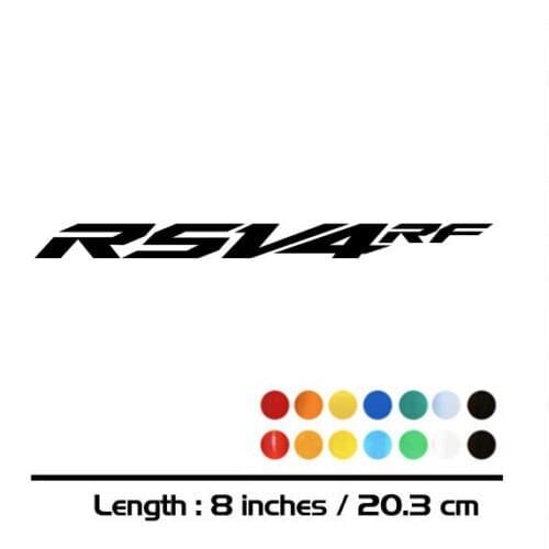 2 X New Sales motorcycle bike Fuel tank Wheels Fairing notebook Luggage helmet MOTO Sticker decals For APRILIA RSV4 RF RSV4RF