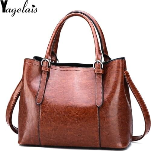 2019 Handbags Womens Bag Shoulder Female High Quality Leather Messenger Bag Top-handle Crossbody Ladies Simple Style for Women