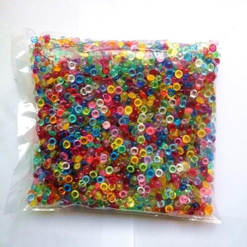 500g 7mm Plastic Flat Back Loose Cabochon Beads For DIY Jewelry Making Acrylic Beads Decoration