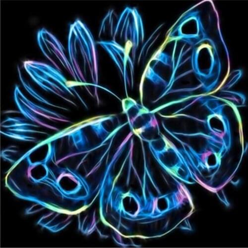 5D DIY Diamond Embroidery Crystal Butterfly Diamond Painting Rhinestone Picture Art Cross Stitch Kit Adults Home Decorat