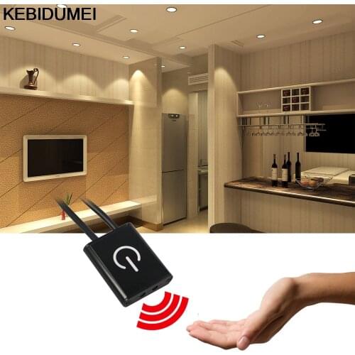 1pc Switch automatic 12V 24V DC infrared motion waving IR sensor switch pass through glass for LED products