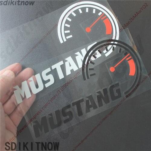 Car Dash borad Decal Speed Sticker Styling Front windshield Decoration For ford Mustang accessories 2015 2016 2017 2018 custom