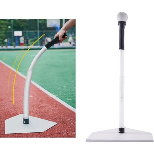 Baseball Batting Tee Training Adjustable Softball Practice Stand Easy Height Adjustment 55-85cm