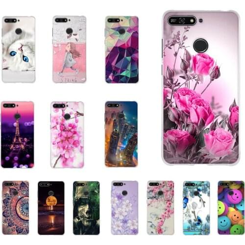 For Huawei Honor 7A/Honor 7A Pro/Y6 2018/Y6 Prime 2018/Enjoy 8e Case Cover Soft TPU Silicon Cover for Huawei Y6 2018 Case Fundas