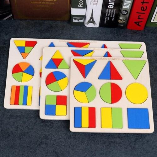 Childrens Education Hand Grasping Board Geometric Color Cognitive Matching Jigsaw Puzzle Kindergarten Creative Childrens Toys