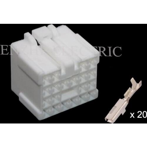 DJ7201Y-2.2-21 car wire female socket connector Harness cable 20 pin connector automotive Plug Include terminals seal